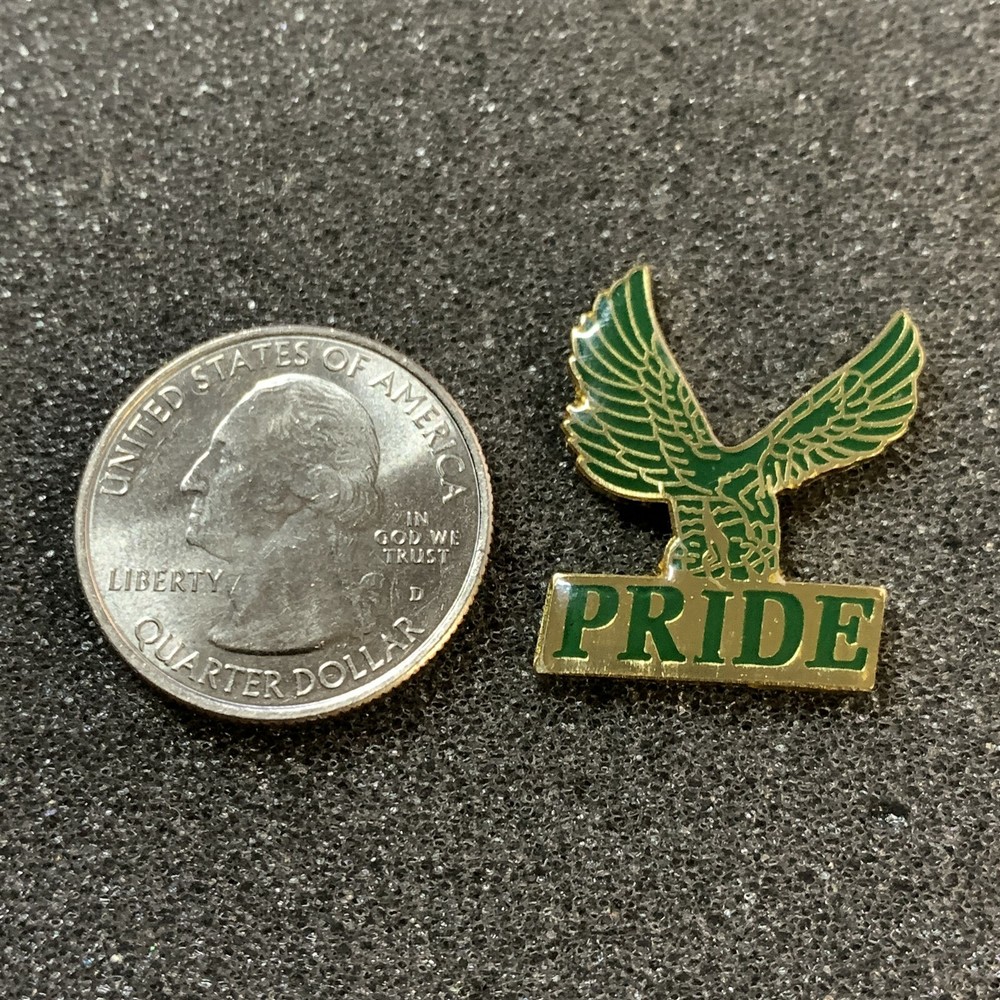 Eagle Pride School ? College ? Birds ? Pin Pinback #42408