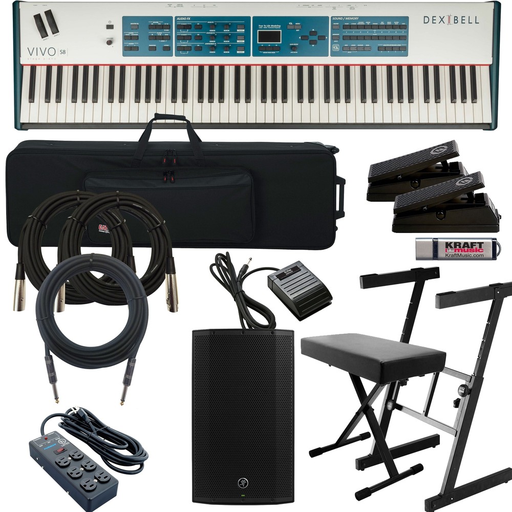 Dexibell VIVO S8 Stage Piano COMPLETE STAGE BUNDLE