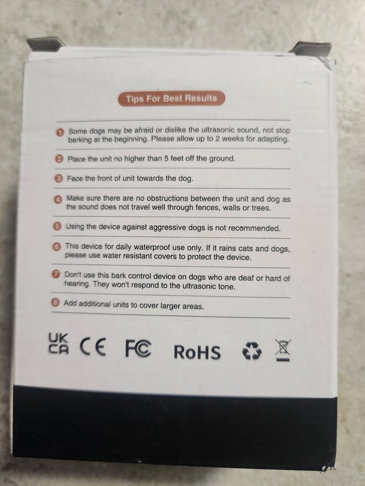 Ultrasonic Pet Anti-Barking Device Dog Bark Control Stop Repeller Silencer Tool