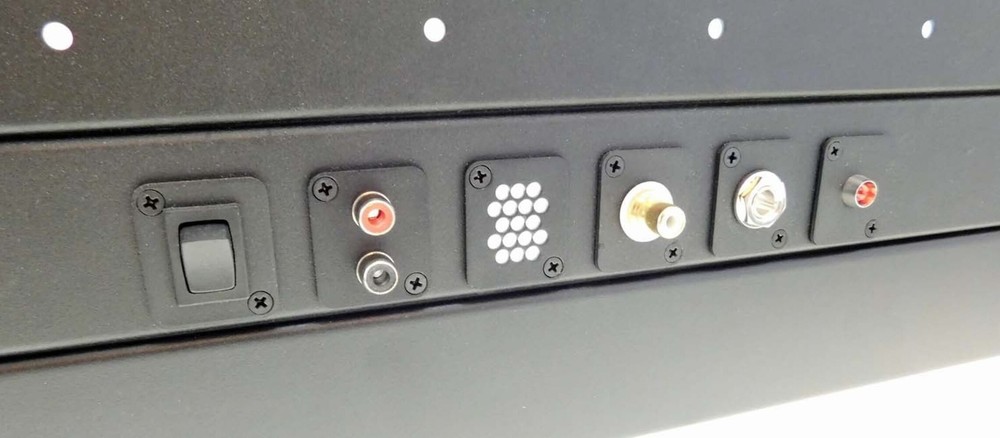 PROCRAFT D-11 Panel Mount D type Plate w/ 1) Switchcraft #11 Mono 1/4"