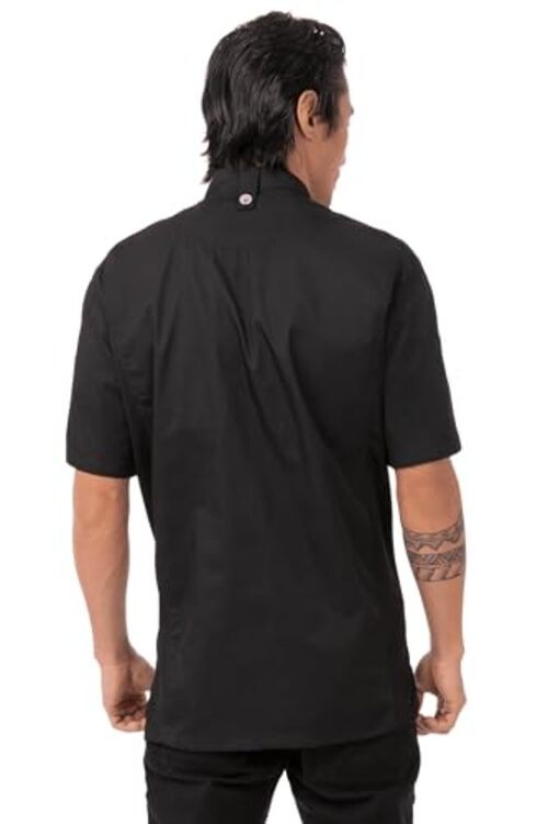 Men's Springfield Chef Coat Large Black