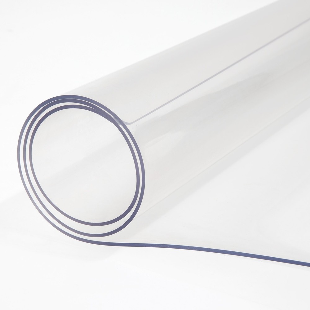 Plastic Table Cover 42 x 72 Inch 1.5 mm Thick Clear Table Protector Rectan