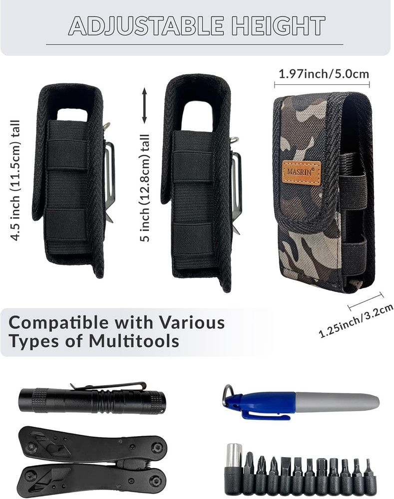 Multitool Sheath-Multi Tool Pouch,Multi Tool Sheath for Belt,Multitool Case,Pock