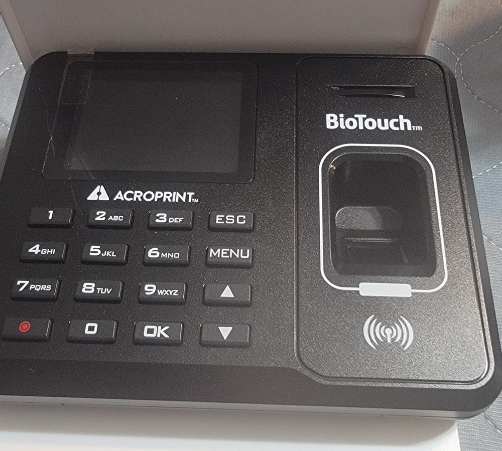 Acroprint BioTouch Standalone Fingerprint Time Attendance