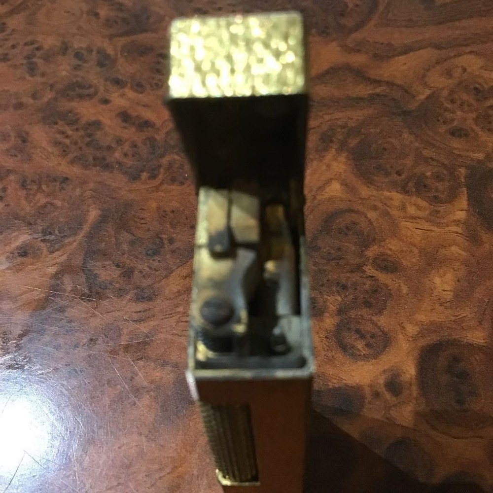 Overhauled Dunhill Rollagas lighter gold without box