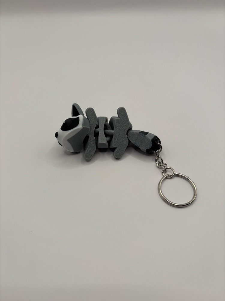 Racoon Fidget Keychain