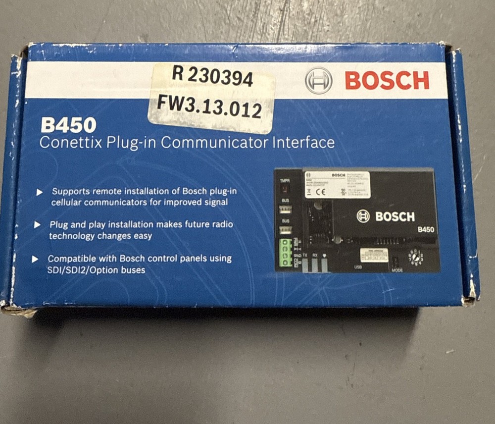 Bosch B450 Conettix Plug-in Communicator Interface NEW SEALED IN BOX