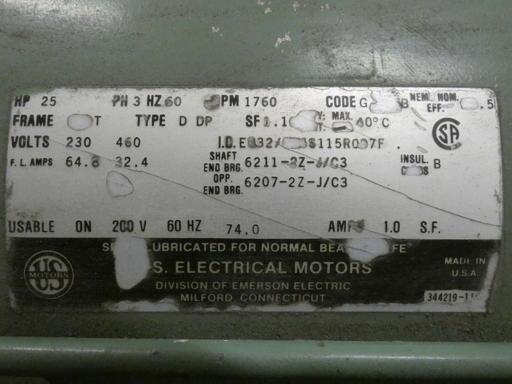 Gardner-Denver Screw Drive Air Compressor Model EJBRFA