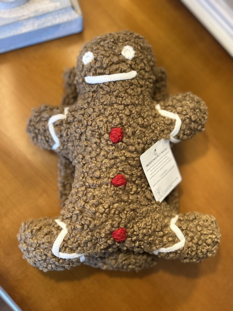Pottery Barn Mr. Spice Gingerbread Wine Bag NWT OB