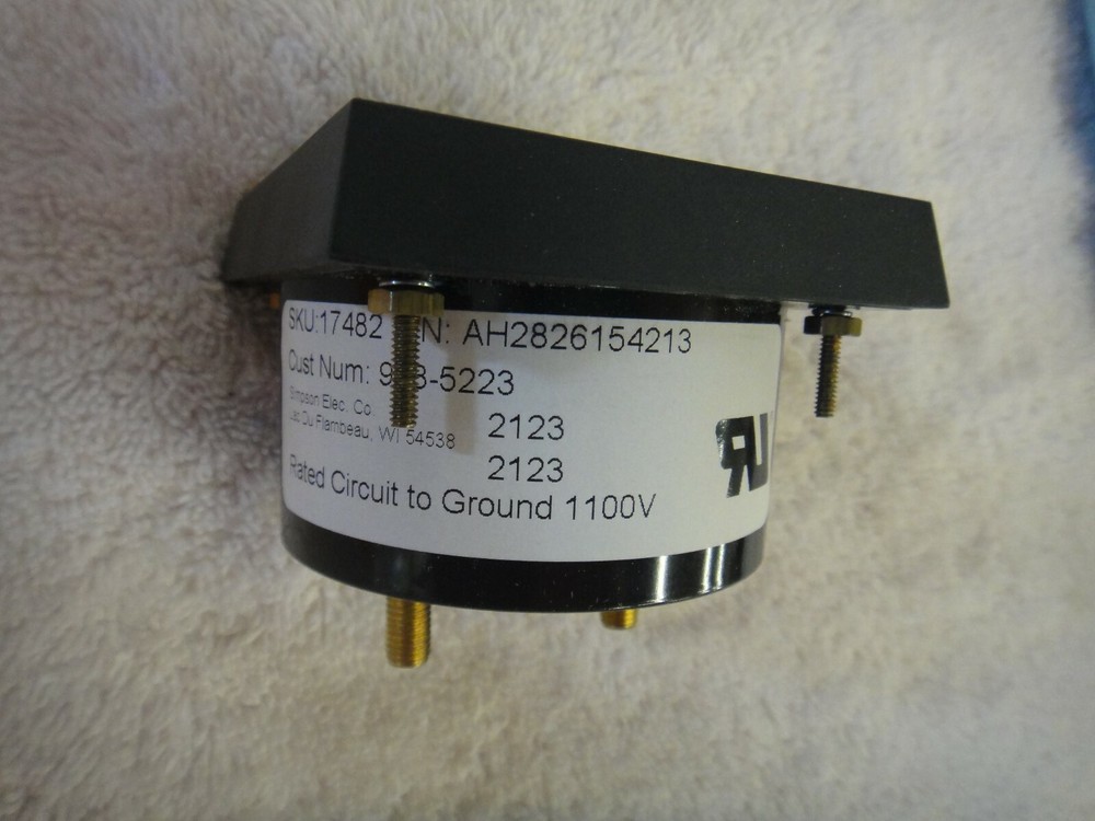 NIB Simpson Panel Meter 17482