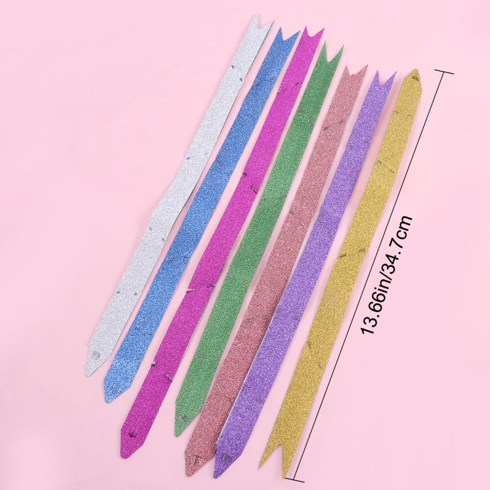 100PCS Glitter Pull Bows Gift Knot Ribbons String Bows for Gift Wrapping