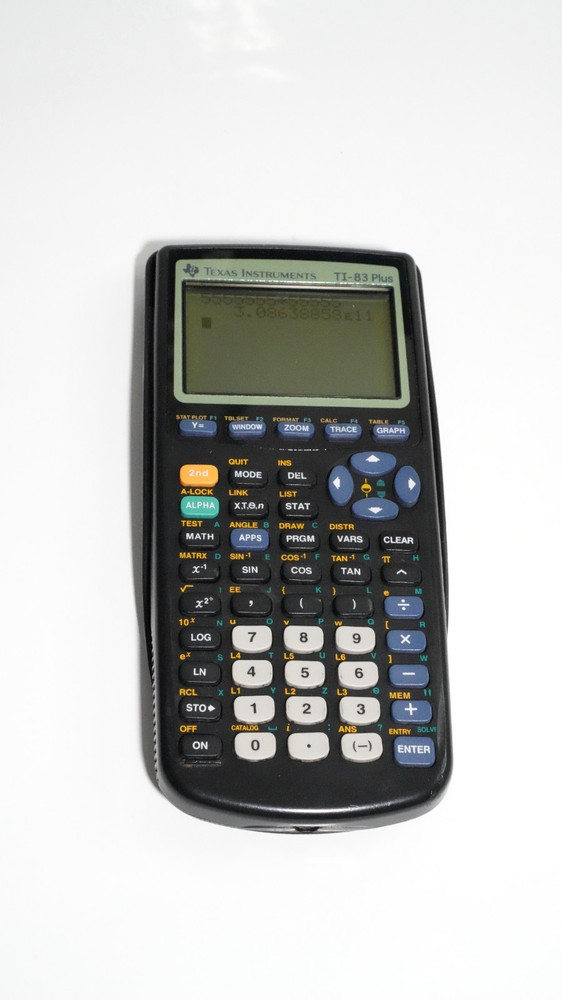 Texas Instruments TI-83 Plus Graphing Calculator - Black
