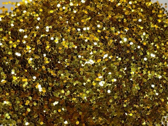 "Gold Bar" Medium Cut Glitter