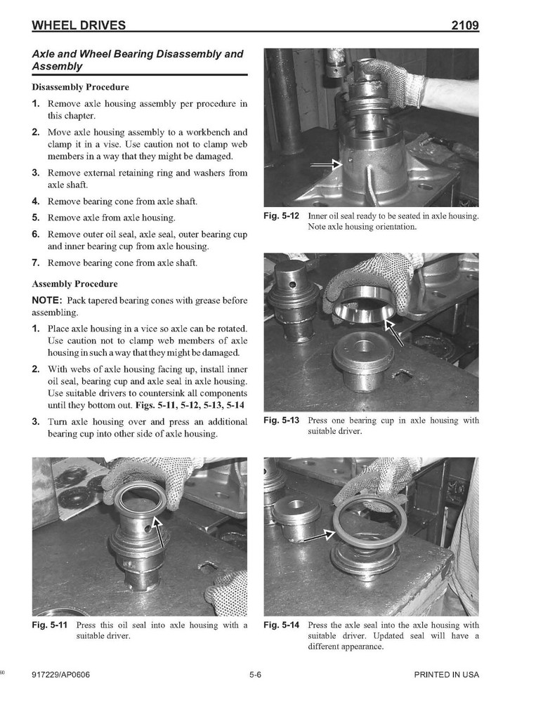 2109 Skid Loader Technical Workshop Manual Mustang 2109