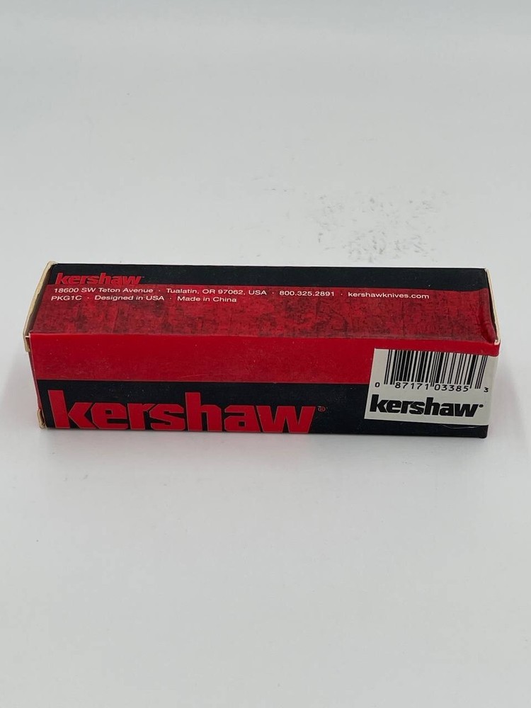 Kershaw Funxion EMT Folding 3" Partial Serration Drop Point Steel Black