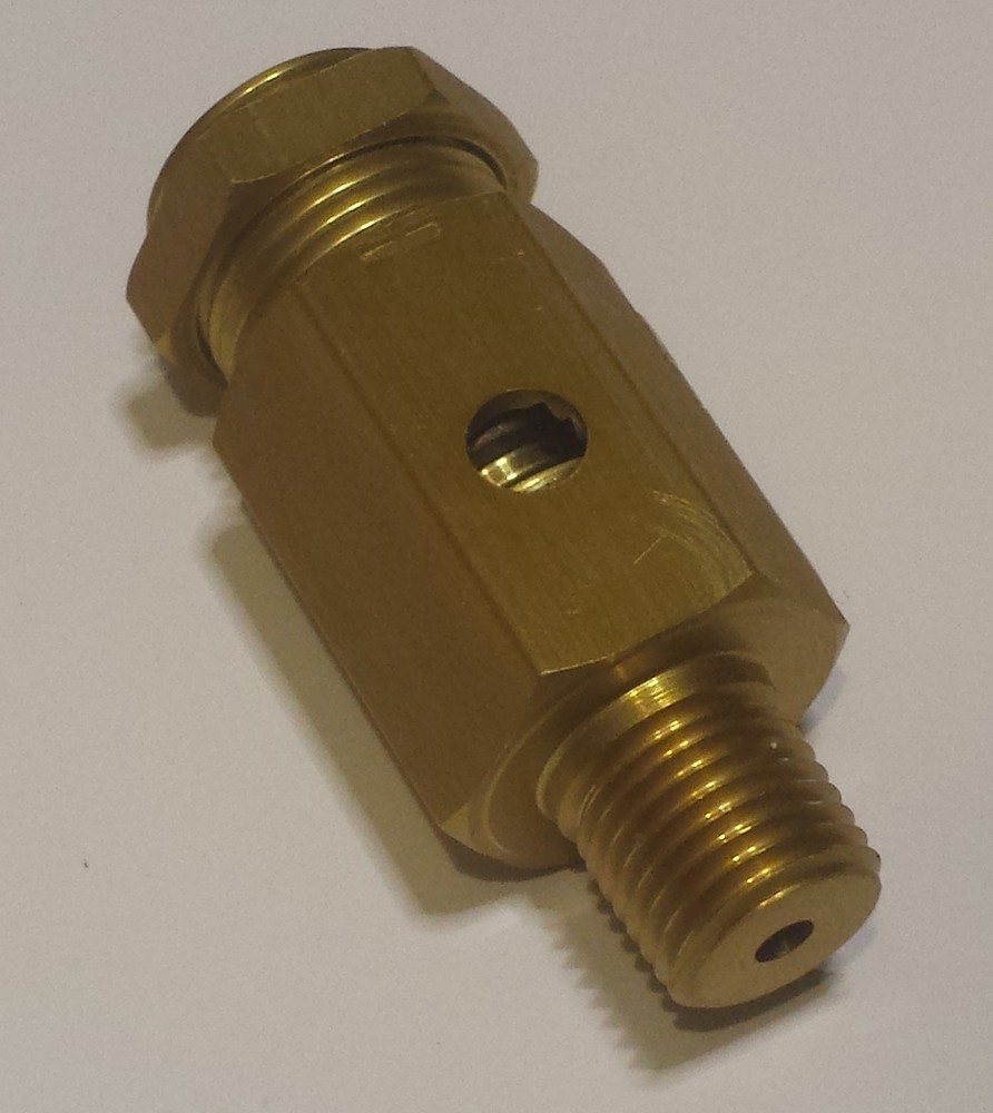 High pressure bleed and relief valves for SCUBA Compressor or Fill Panel