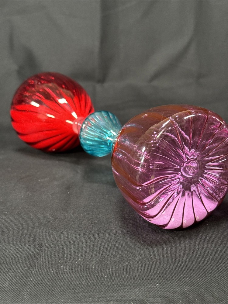 Hand Blown Art Glass Hourglass