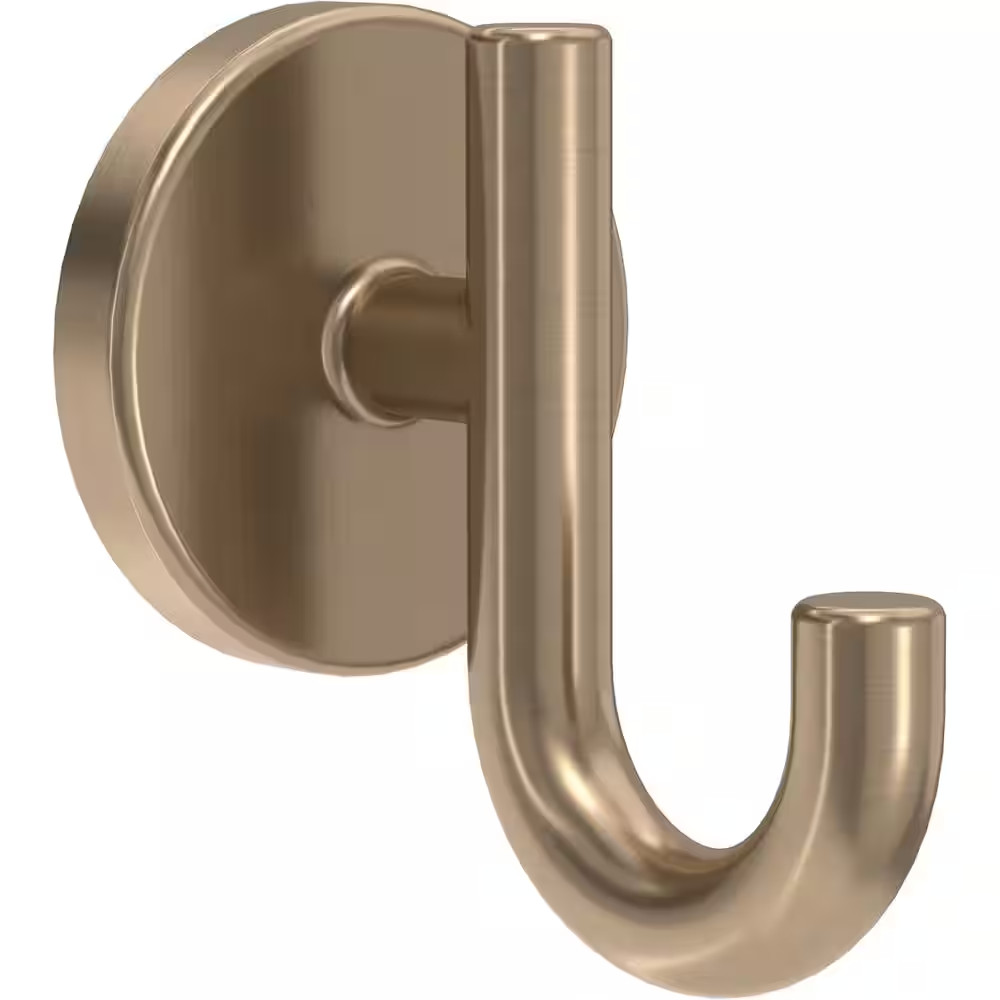 Trinsic Wall Mount Double Towel Hook Bath Hardware Accessory in Champagne Bronze