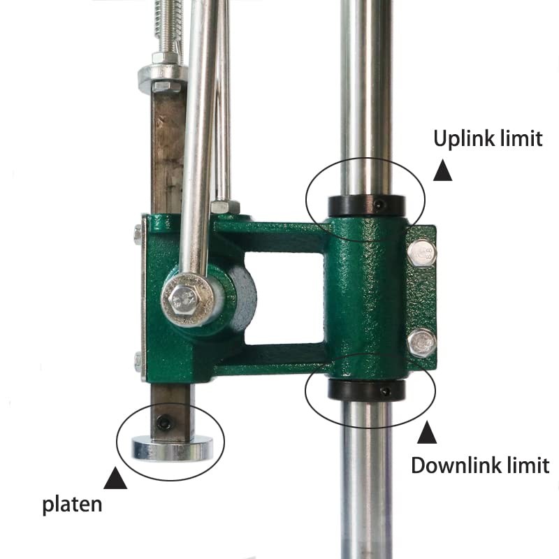 Multi-Function Hand Press and Hole Punch Machine for Stamping Leather Stitchi...