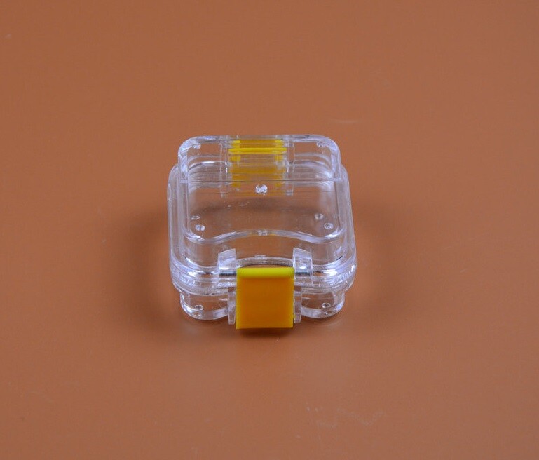 Clear Display Boxes Acrylic Membrane Storage Jewelry False Teeth Case 54*49*25mm