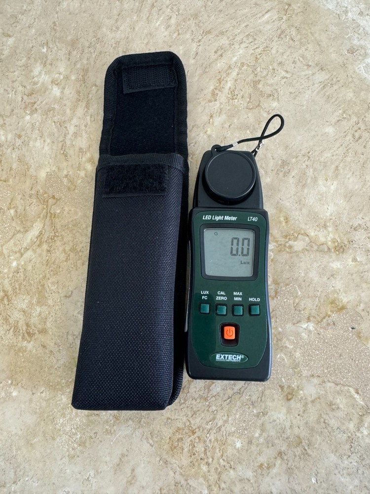 Extech LT40 LED Light Meter With Case #16431