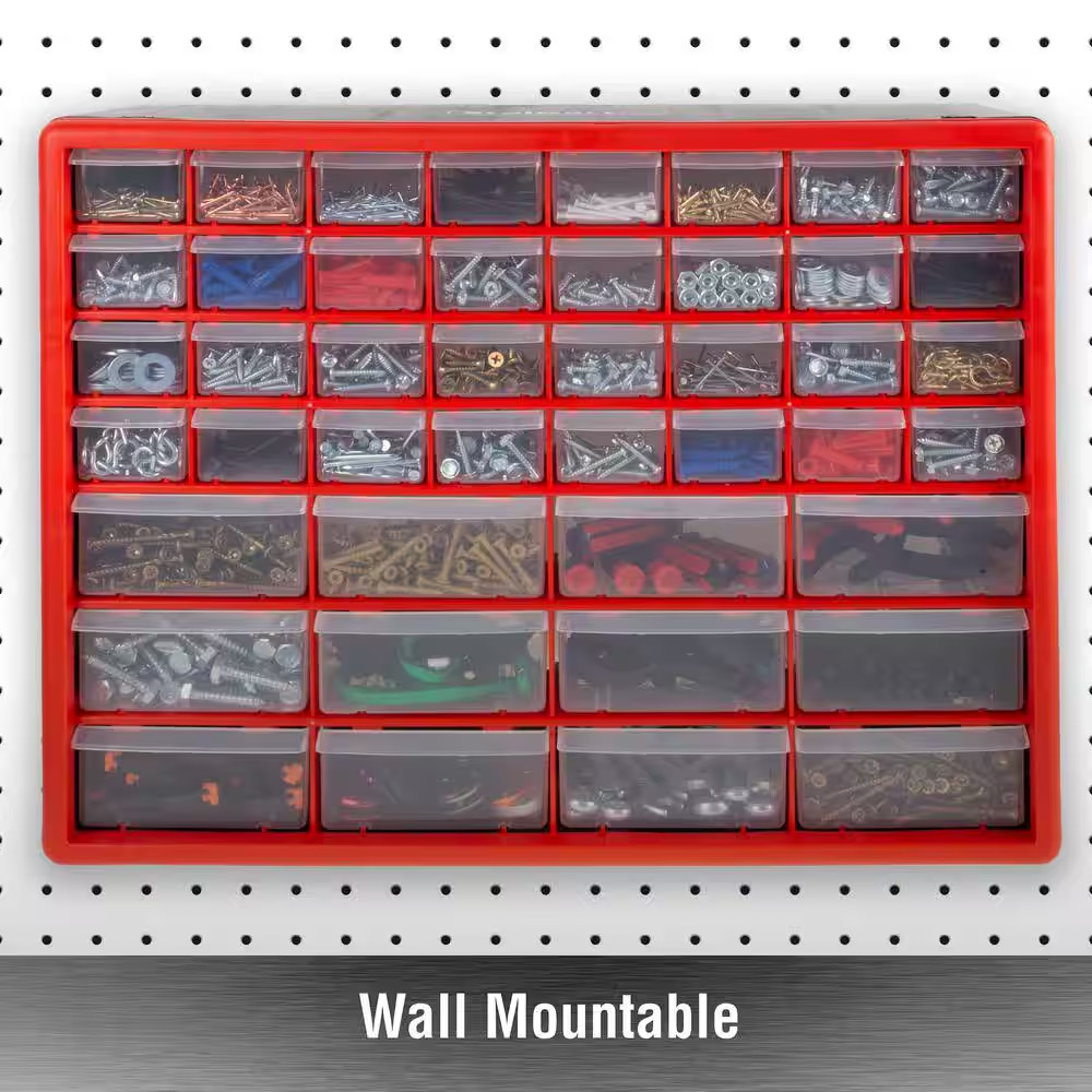 44-Compartment Small Parts Organizer