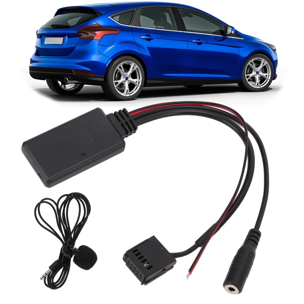 6000CD Bluetooth Audio Aux Adapter Cable Hands Free With Microphone Replace ZGVL