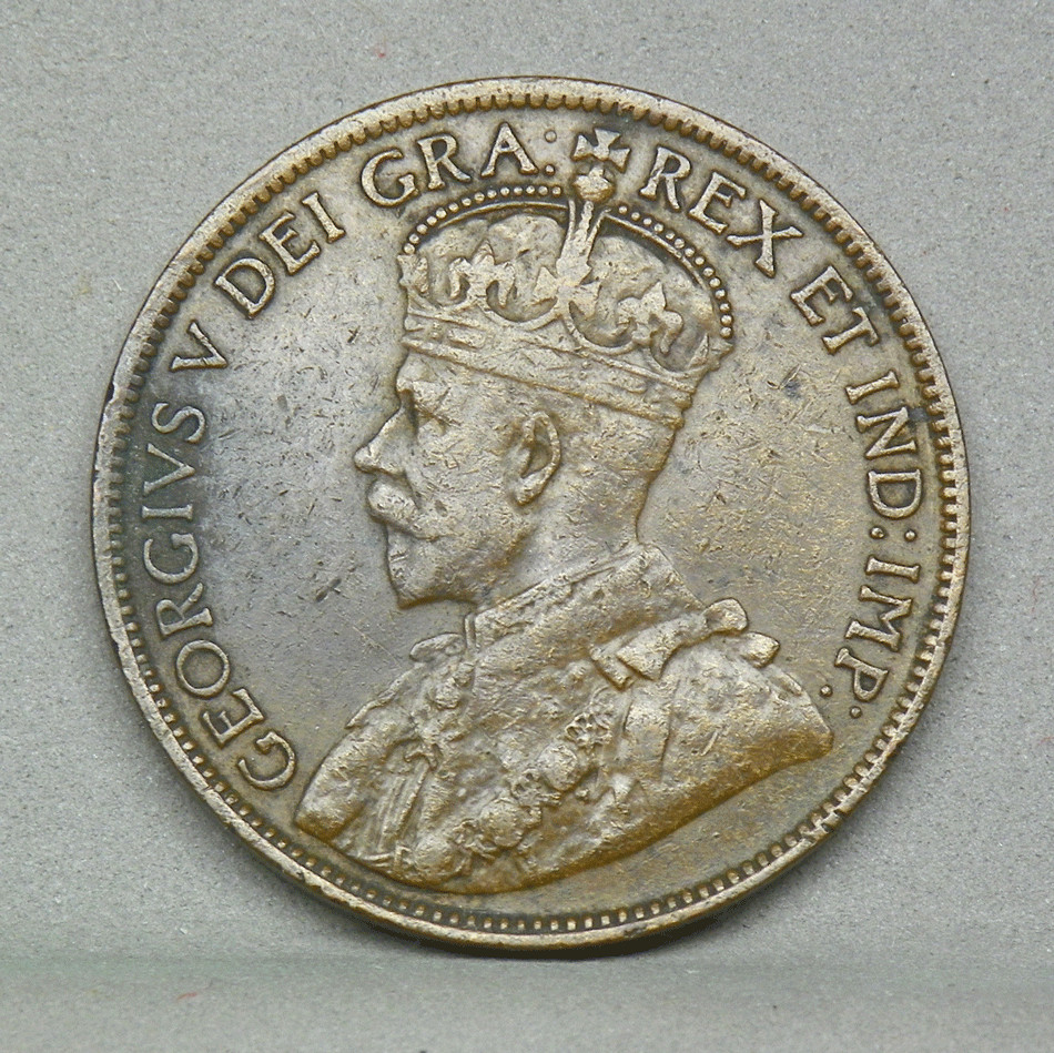 CANADA 1914 Large Cent, VF
