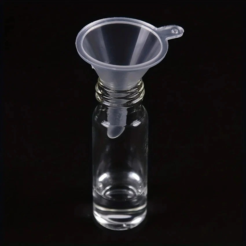 10pcs Small Plastic For Perfume Diffuser Bottle Mini Liquid Oil Funnels Lab US