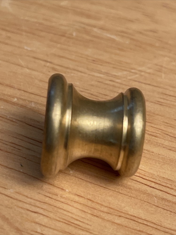 UNFINISHED Solid Brass 3/4” Tall X 1/8 IPS Threaded Turned Necks