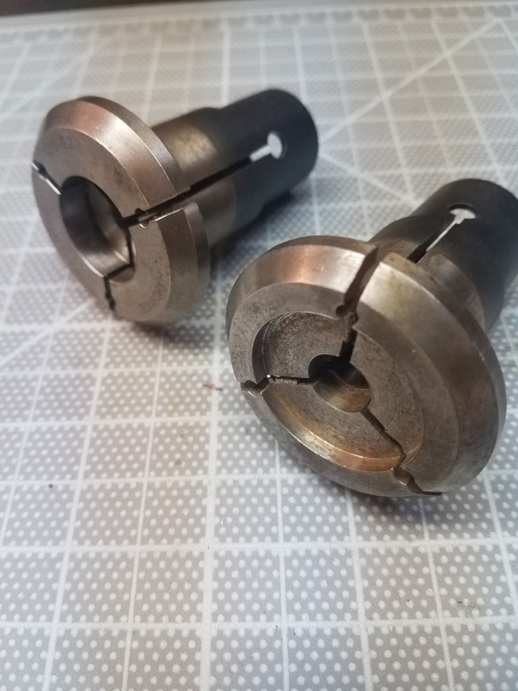 (1 pair) Hardinge 5DS 1" Dead Length Emerdency Collets