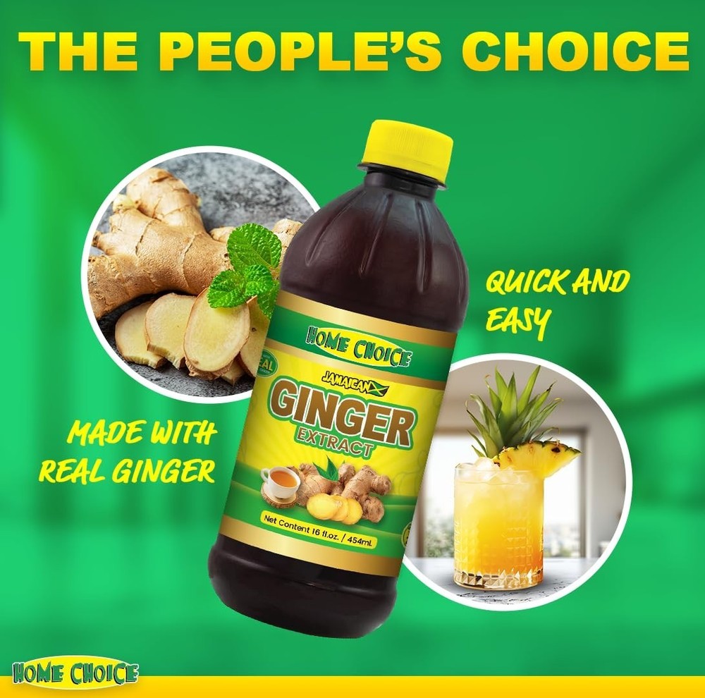 Rich Flavorful Jamaican Ginger Extract 16 oz