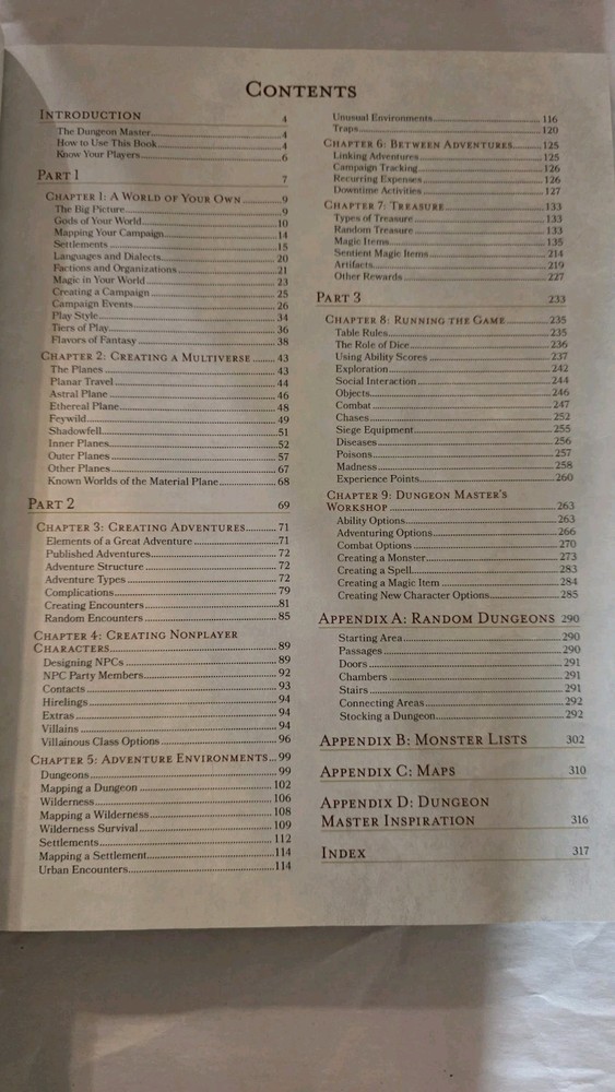 Dungeon Masters Guide 5th Edition 9th Printing With Corrections D&D