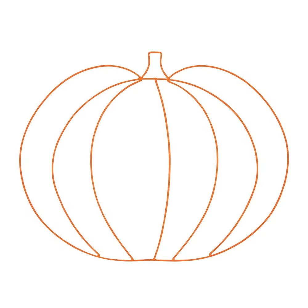 Pumpkin Wire Wreath Frame