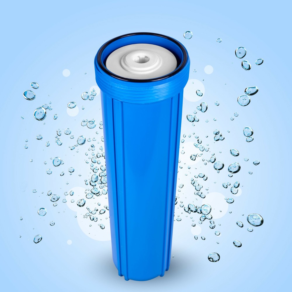 High Capacity Blue Whole House Water Filter System & Granular Carbon Filter