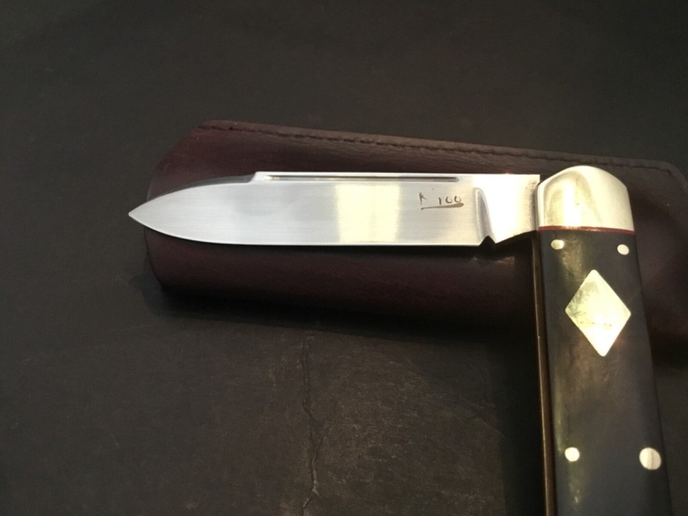 Custom K'Roo Willem O'Kelly Upscale Slipjoint Folder Folding Knife