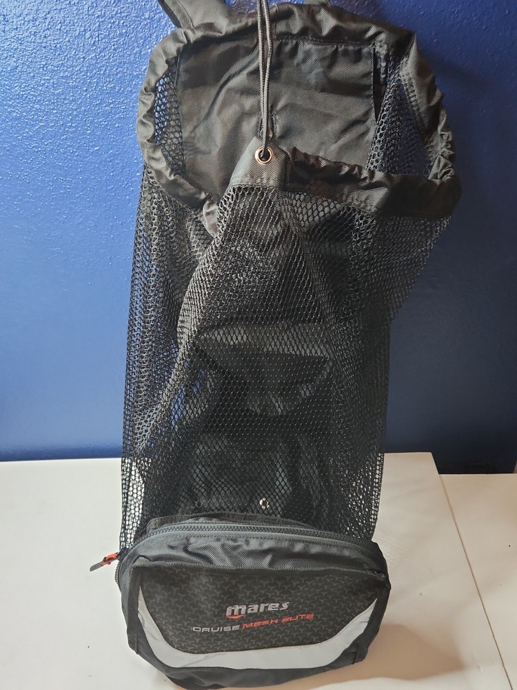 Mares Cruise Backpack Mesh Elite Bag Black Lightweight