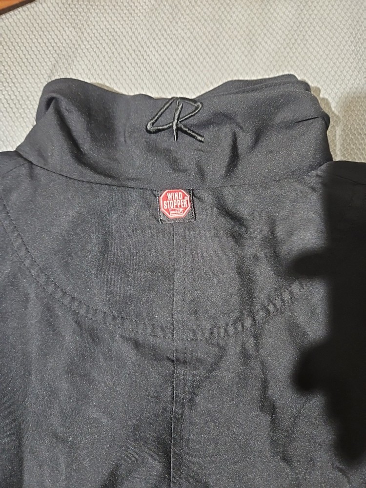Vtg Zero Restriction Jacket Mens Medium Black 1/4 Zip Windstopper Pullover Y2k