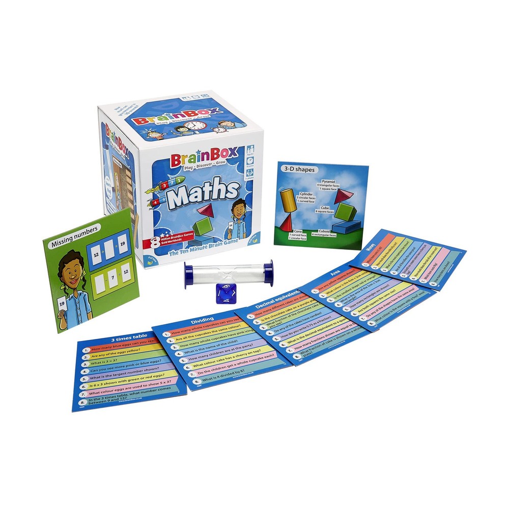 BrainBox Maths Card Game - Memory & Observation, Educational Numeracy Skills,...