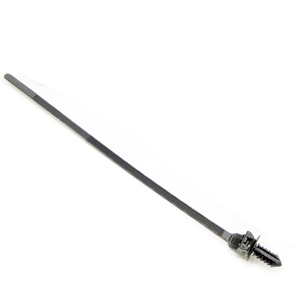 Nylon Push Clips Wire Tie Released Zip Straps Car Pipe Cable Fastener Bundle 50x
