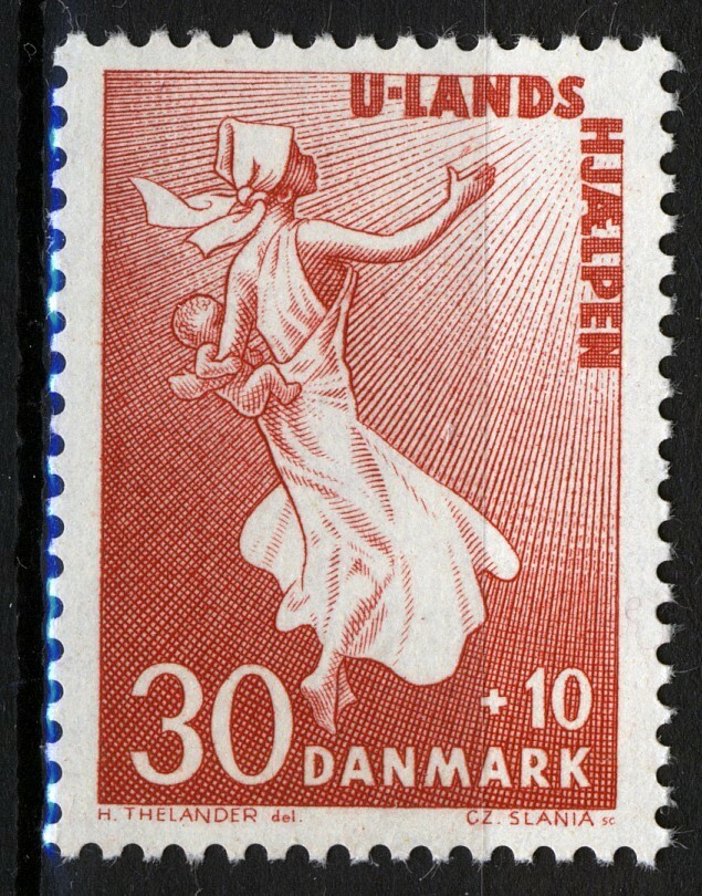 Denmark 1962, 30+10ø Development Aid MNH, Mi 405