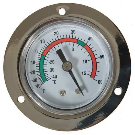 Analog Panel Mt Thermometer,-40 To 60F, 1Epe9