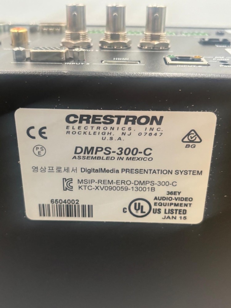 Crestron DMPS-300-C HDMI Digital Media Presentation System