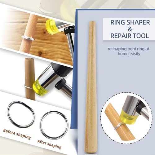 Ring Sizer Mandrel Ring Making Tool Ring Shaper Tool Fix Bent Rings Metal Size
