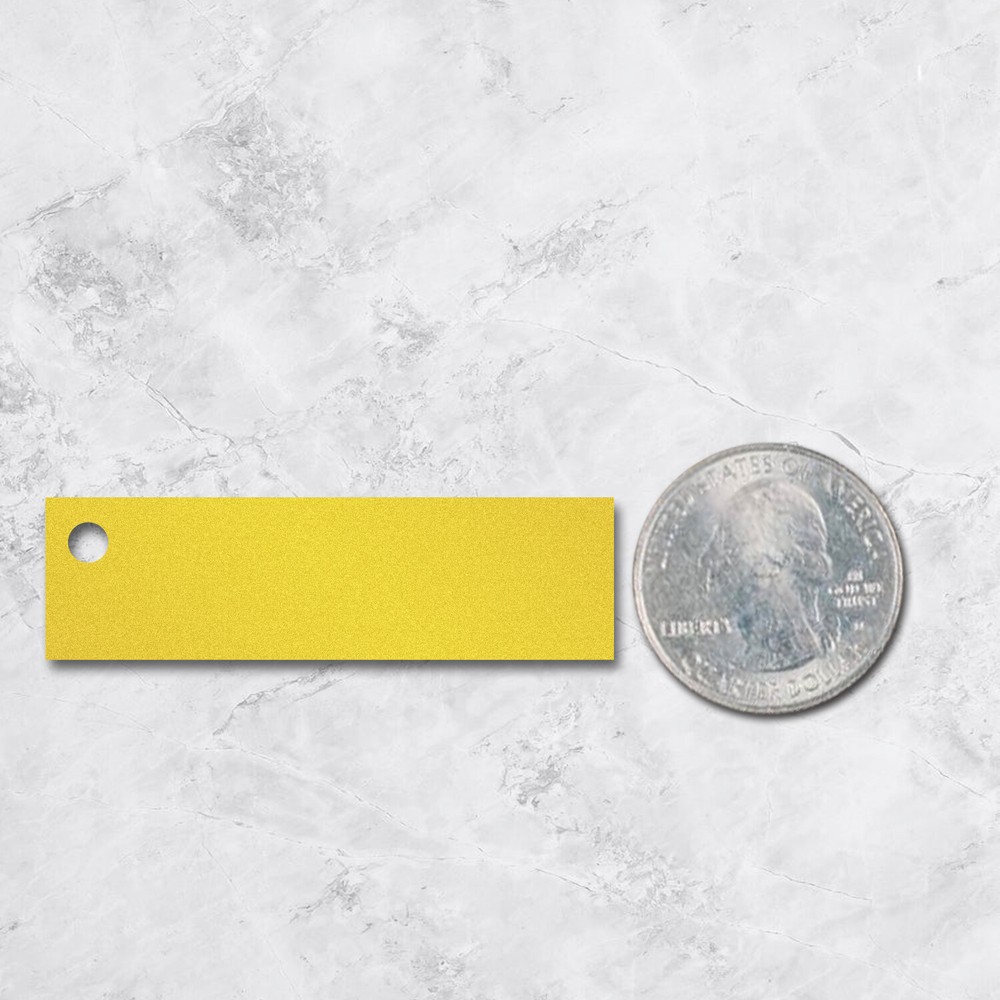 200pcs Custom Printed Rectangle Clothing Pricing Tags 1-3/4" x 1/2"
