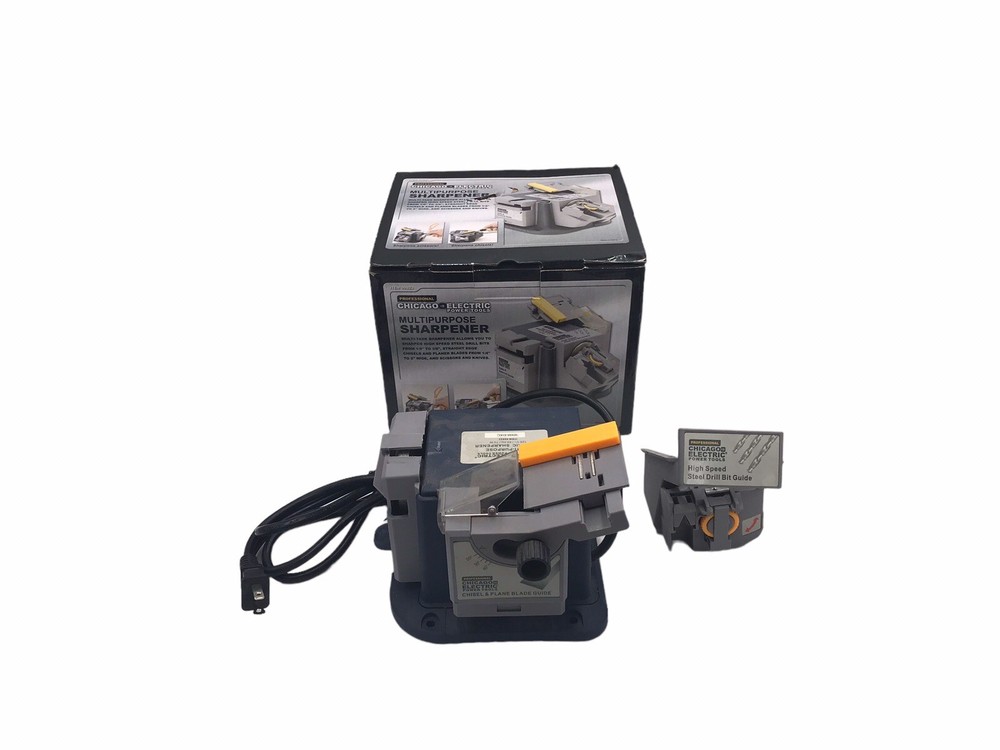 Chicago Electric Power Tools 99823 Multipurpose Sharpener - Tested & Working