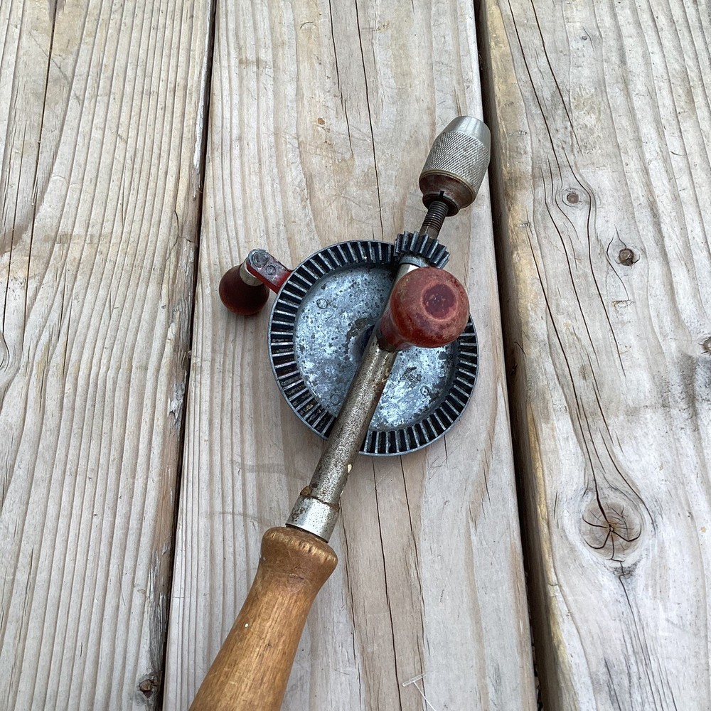 Vintage Eggbeater Style Hand Drill Made in USA