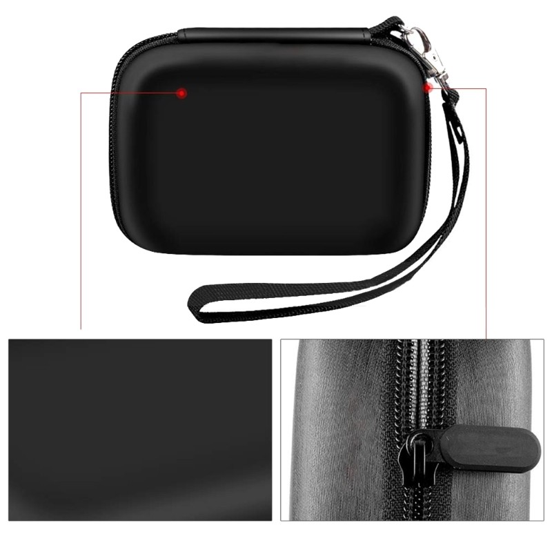 Travel Friendly Camera Case Organizers Portable Storage Box Handle Strap