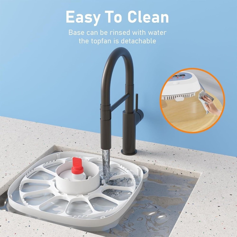 12 Egg Incubator for Hatching Eggs w/ 360° View Automatic Egg Turning&Display