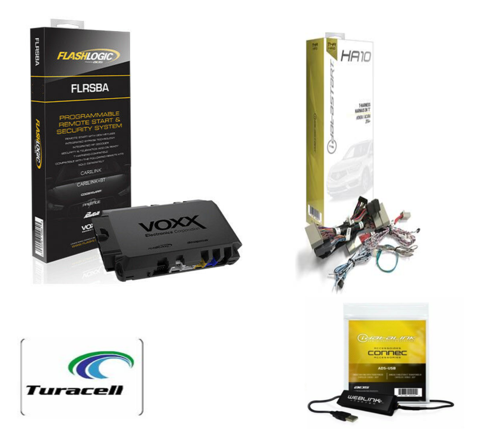 Flashlogic FLRSBA Remote Start Add-On Module with 3X LOCK To Start W/Harness